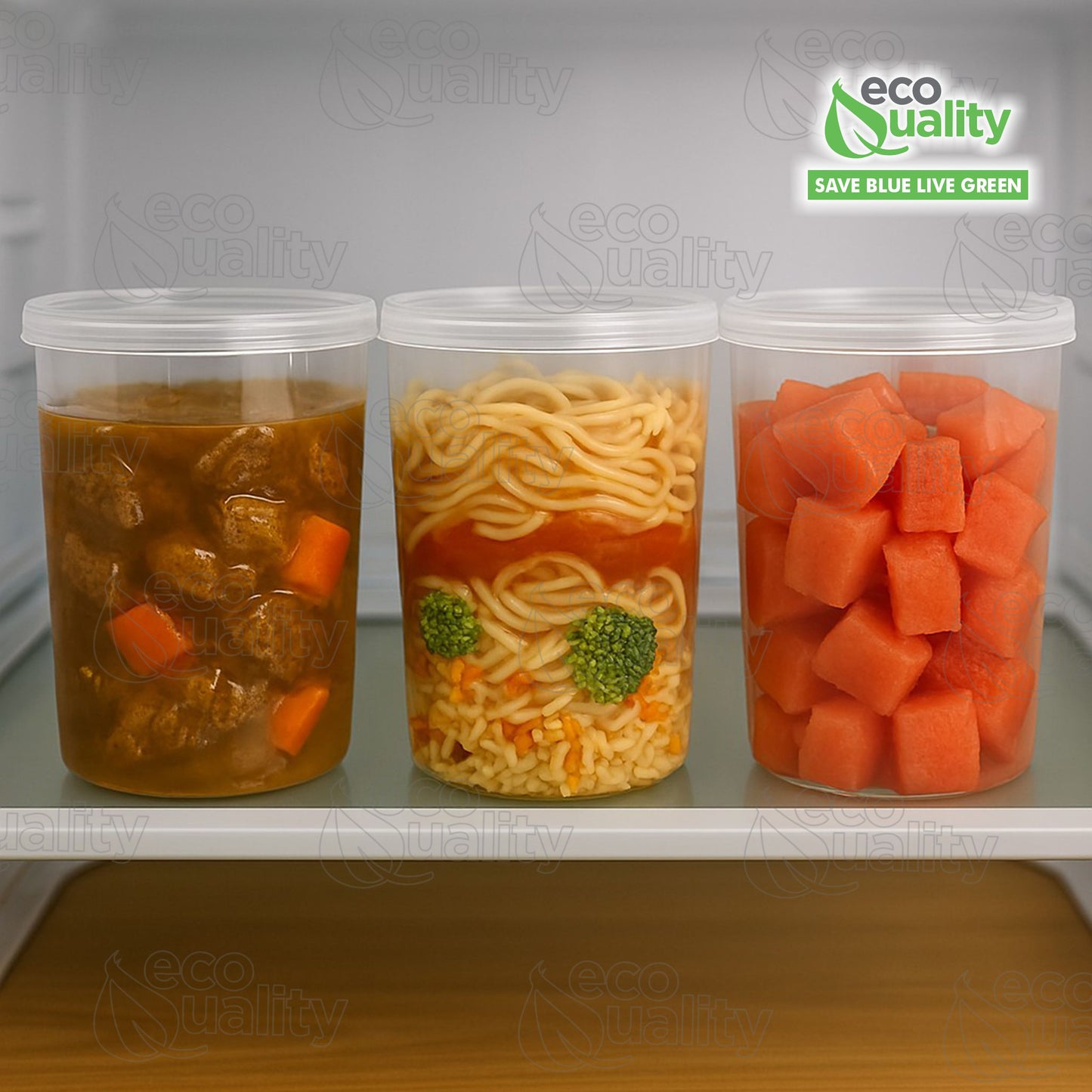 32oz Deli Container with Lid - Durable Disposable Food Storage