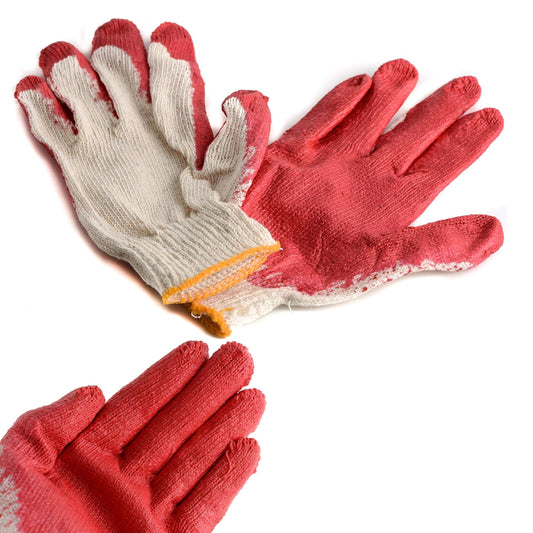 Work Gloves, Latex Dipped Nitrile Coated Gloves (Small, Medium, Large)