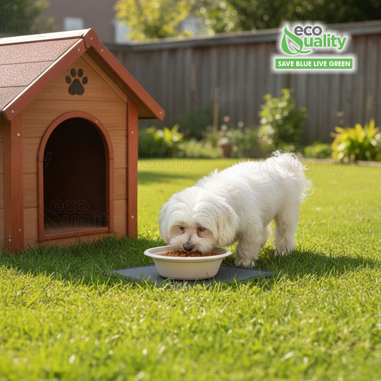 EcoQuality compostable 16oz dog pet bowls biodegradable eco friendly