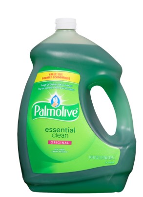 Palmolive Original Scent dish soap, 4.27 L (145 oz), powerful grease remover that’s gentle on hands for long-lasting dishwashing.