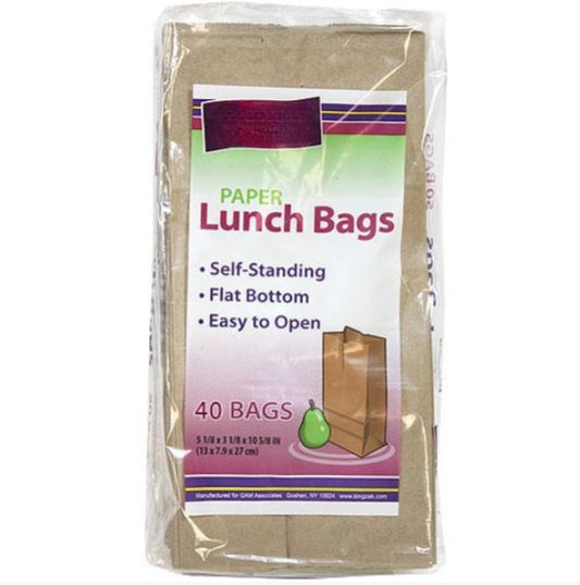 Brown paper lunch bags, eco-friendly paper bags, recyclable kraft bags, durable snack bags, takeout bags, food storage bags, biodegradable lunch bags, school lunch bags, picnic bags.
