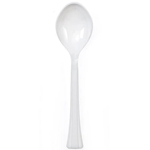Clear, Pearl, and Black salad spoon designed for elegant salad serving at events, weddings, or casual dining, offering lightweight durability and stylish functionality.