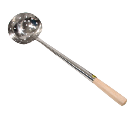 Perforated ladle