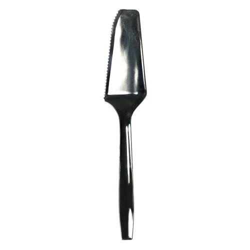 Elegant polished cake server set in Gold, Silver, and Rose Gold, perfect for weddings, birthdays, and special occasions. Stylish and durable design for precise cake cutting and serving.