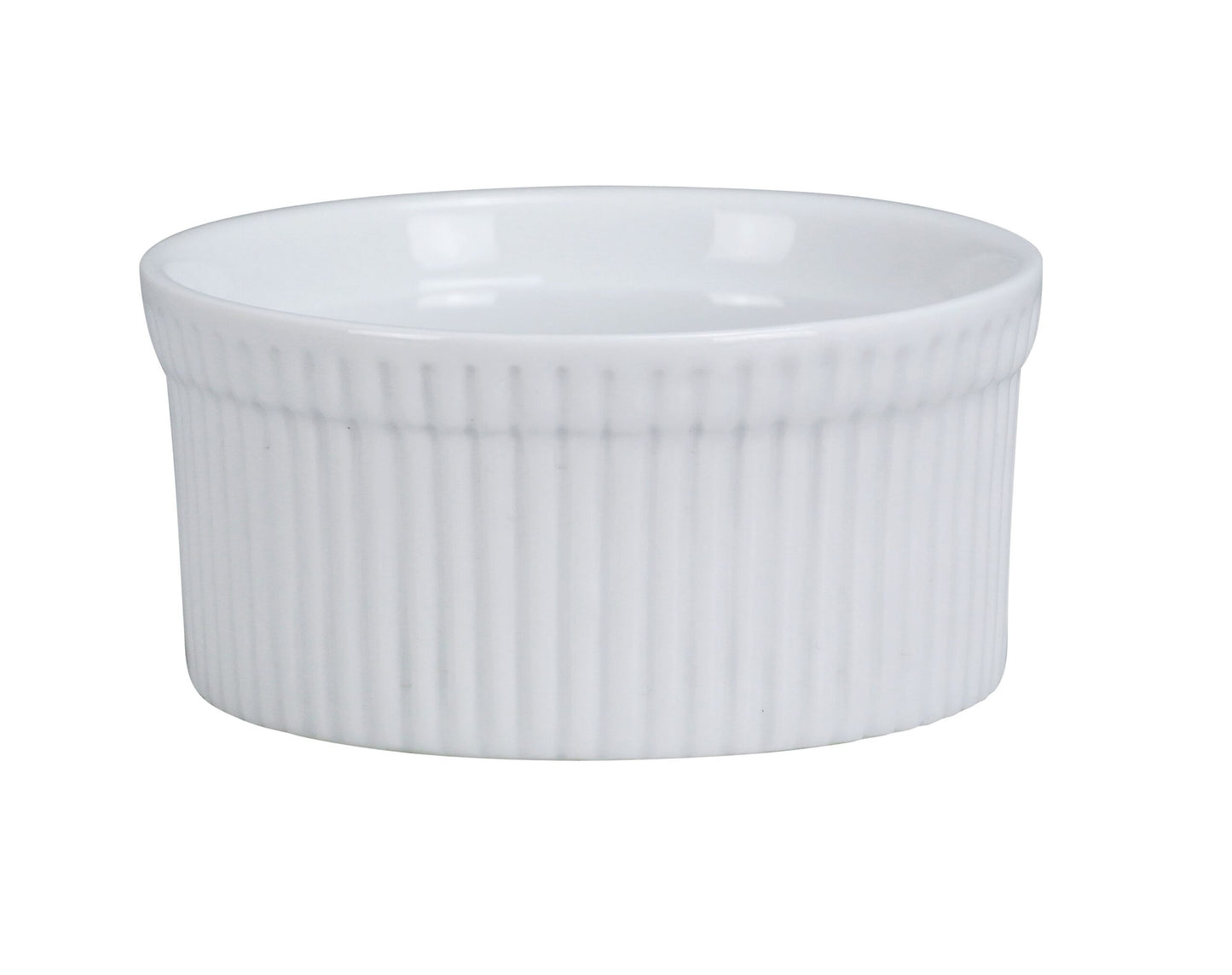 Yanco Fluted Ramekin RK-106 is a versatile addition to any dining setup, ideal for serving sauces, dips, dressings, and small sides. Its fluted design provides both an elegant look and a secure grip, making it a practical choice for busy restaurants, catering services, and home kitchens. The classic white porcelain finish ensures durability, offering excellent resistance to scratches and breakage. Safe for use in both freezers and ovens, this ramekin is designed for convenience and long-lasting performance.