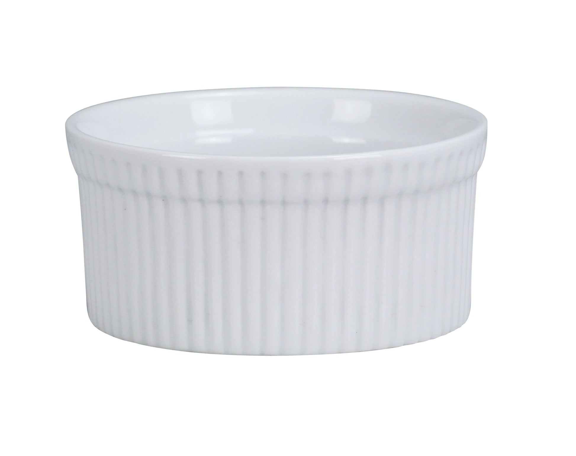 Yanco Fluted Ramekin RK-108 is a versatile addition to any dining setup, ideal for serving sauces, dips, dressings, and small sides. Its fluted design provides both an elegant look and a secure grip, making it a practical choice for busy restaurants, catering services, and home kitchens. The classic white porcelain finish ensures durability, offering excellent resistance to scratches and breakage. Safe for use in both freezers and ovens, this ramekin is designed for convenience and long-lasting performance.