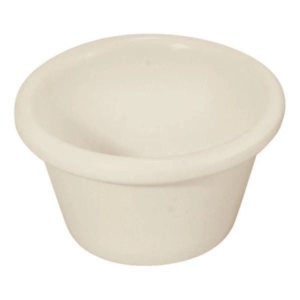 Winco RP-1B to RP-6W 1.5–6oz Bone/Black/White Plain Ramekins