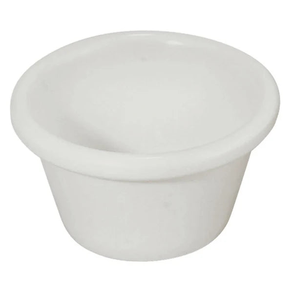 Winco RP-1B to RP-6W 1.5–6oz Bone/Black/White Plain Ramekins