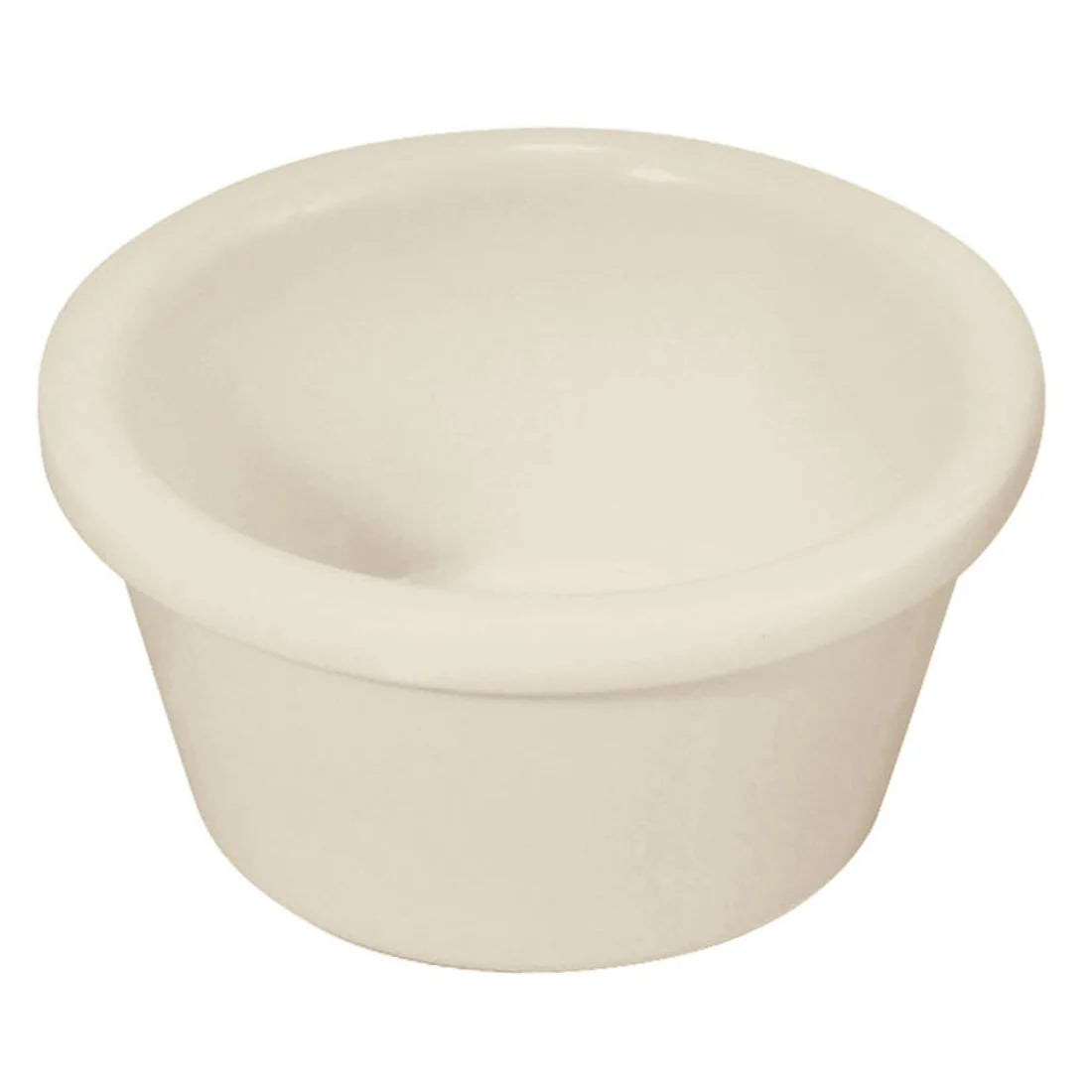 Winco RP-1B to RP-6W 1.5–6oz Bone/Black/White Plain Ramekins