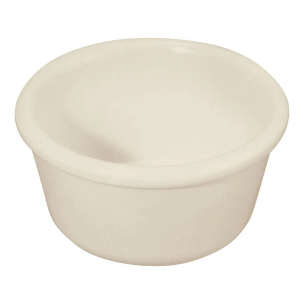 Winco RP-1B to RP-6W 1.5–6oz Bone/Black/White Plain Ramekins
