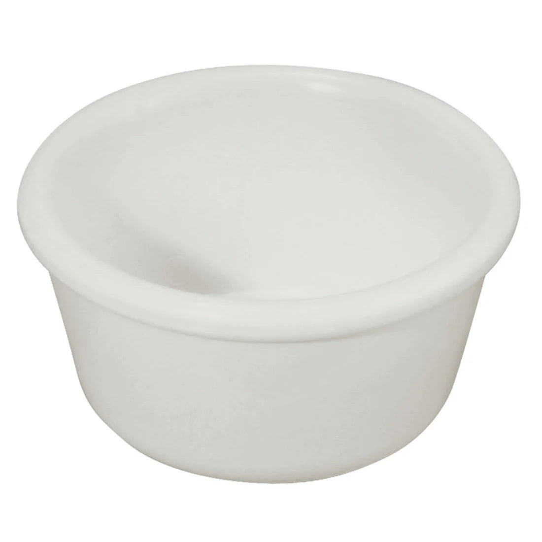 Winco RP-1B to RP-6W 1.5–6oz Bone/Black/White Plain Ramekins