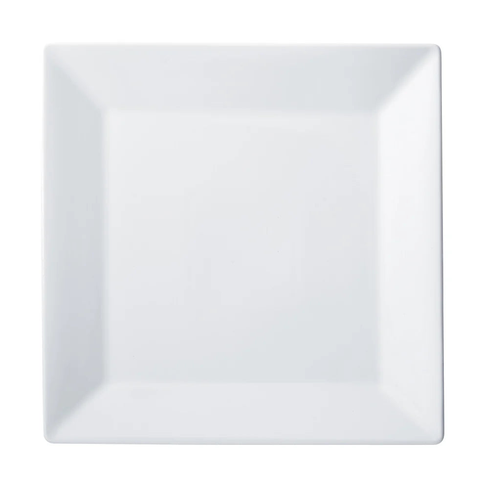 Winco RPS-10 to RPS-925, 3"–9-1/4" Royalsquare White Square Porcelain Plates
