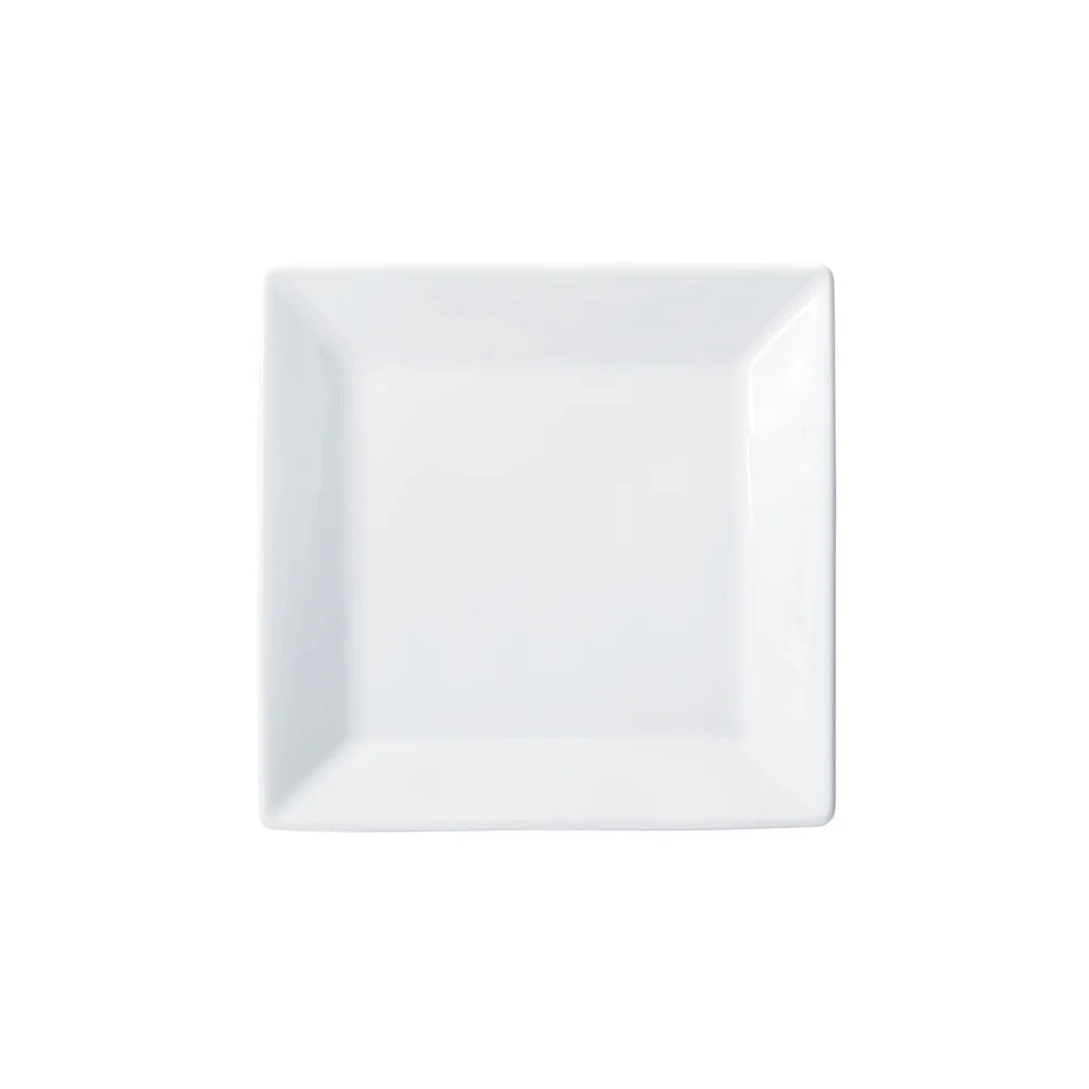 Winco RPS-10 to RPS-925, 3"–9-1/4" Royalsquare White Square Porcelain Plates