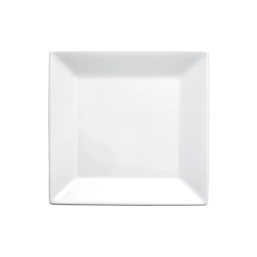 Winco RPS-10 to RPS-925, 3"–9-1/4" Royalsquare White Square Porcelain Plates