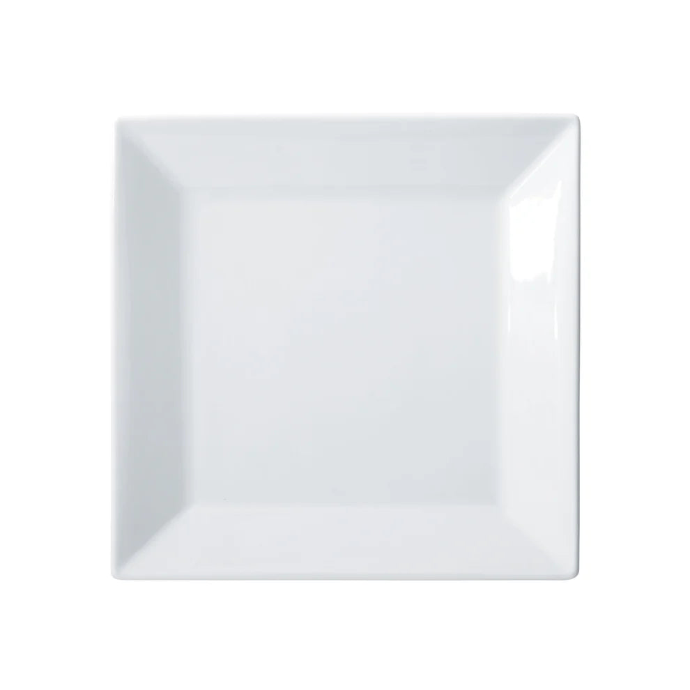 Winco RPS-10 to RPS-925, 3"–9-1/4" Royalsquare White Square Porcelain Plates