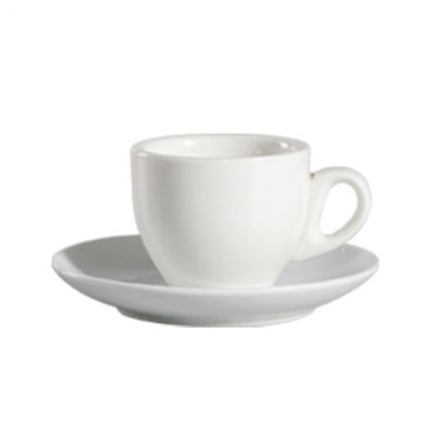 RSCAC-101-36 Saucer for 101-35, 4 1/2" in diameter, set of 36, durable ceramic tableware.