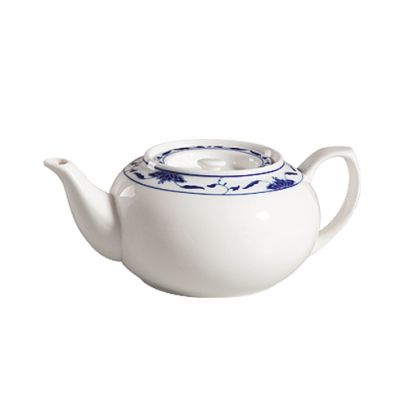  C.A.C. RSCAC-103-TPW-2 Teapot, 32oz, 8", durable porcelain, white, 12 per case