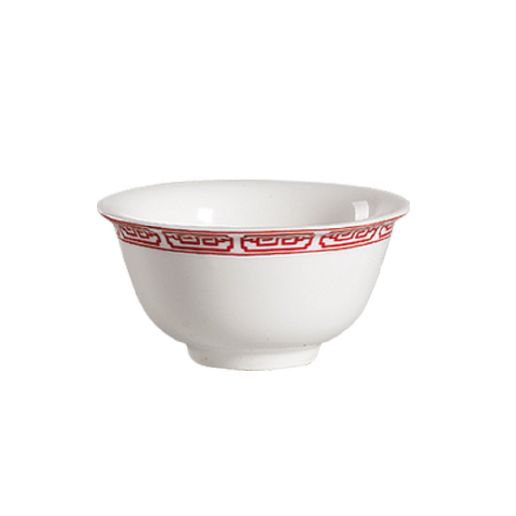 "C.A.C. Rice Bowl 6oz 3 3/4" – Durable porcelain bowl, perfect for serving rice, soups, and small portions. SKU: RSCAC-105-63."