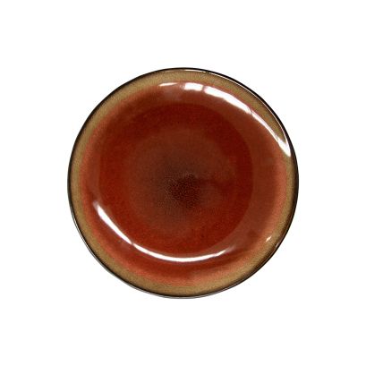  C.A.C. Kabah Plate 8 1/4" – Durable and elegant porcelain plate, perfect for serving appetizers, salads, and desserts in restaurants and catering. SKU: RSCAC-112017-8.