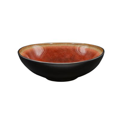  C.A.C. Kabah Bowl 25oz – Durable and elegant porcelain bowl, perfect for serving soups, salads, and pasta in restaurants and catering. SKU: RSCAC-112017-B7.
