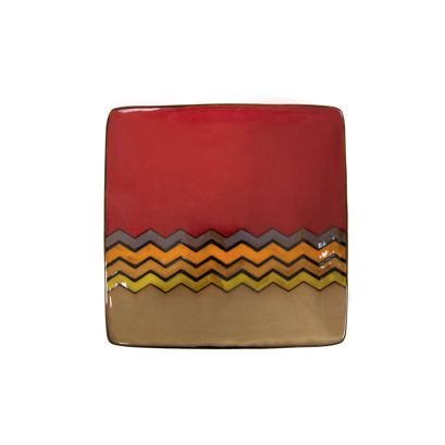 C.A.C. Thalia Square Plate 10 1/2" – Elegant and durable porcelain plate, perfect for entrees and fine dining. SKU: RSCAC-412003-SQ16.