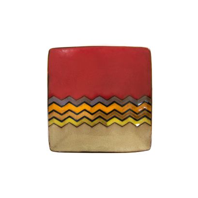 C.A.C. Thalia Square Plate 8 1/2" – Modern and durable porcelain plate, perfect for serving appetizers, salads, and desserts in restaurants. SKU: RSCAC-412003-8.