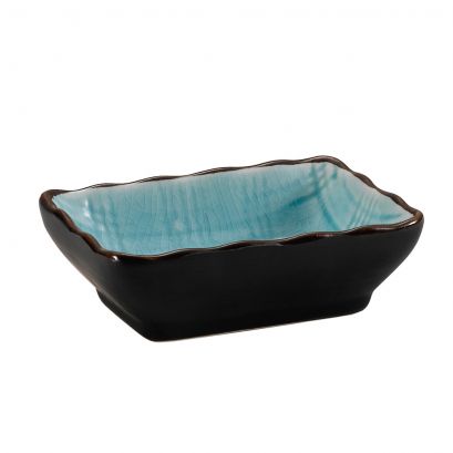C.A.C. 3 1/4" Sauce Dish – Lake Blue glazed porcelain dish, chip-resistant and stylish, perfect for serving sauces and condiments. Sold 48 per case. SKU: RSCAC-666-32-BLU.