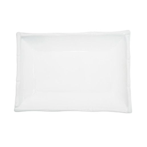 C.A.C. 15 1/2" Rectangular Platter. Durable white porcelain, ideal for large servings. 12/Case. SKU: RSCAC-BAP-51.