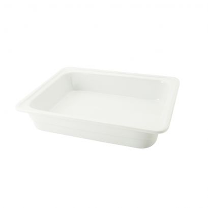 C.A.C. 1/2 GN Pan, 12 3/4". Heavy-duty, versatile pan for professional kitchens, buffets, and catering. 6/Case. SKU: RSCAC-BF-102.