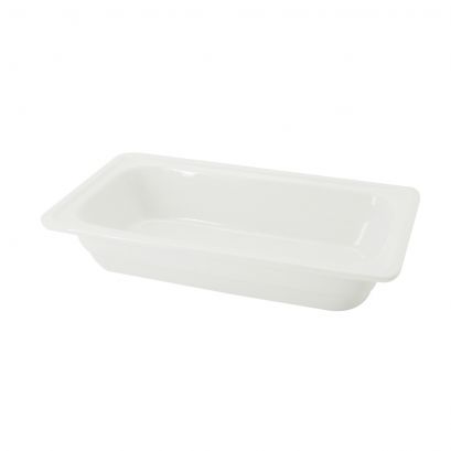 C.A.C. 1/3 GN Pan, 12 3/4". Heavy-duty, versatile pan for professional kitchens, buffets, and catering. 12/Case. SKU: RSCAC-BF-103.