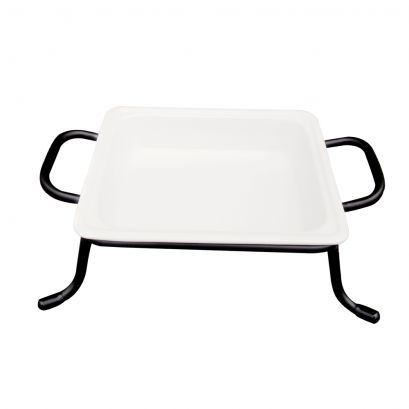 C.A.C. 1/2 GN Pan with Rectangular Rack, 12 3/4". Durable and versatile for catering, buffets, and professional kitchens. 4/Case. SKU: RSCAC-BF-G112.