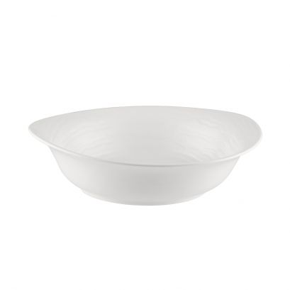C.A.C. 12" Bowl with 57.5oz capacity, perfect for serving large portions of pasta, salads, and soups. Sold as 12 per case. SKU: RSCAC-BHM-B12.

