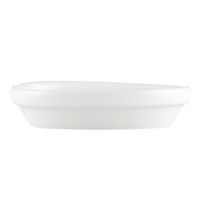C.A.C. 6 1/4" Oval Baking Dish, 8oz capacity, perfect for baking and serving. Sold as 24 per case. SKU: RSCAC-BKW-8.