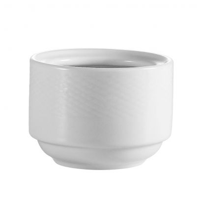 C.A.C. 7.5oz porcelain stacking bouillon cup, durable and elegant. SKU: RSCAC-BST-4.
