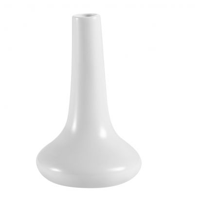 C.A.C. porcelain bud vase, designed for restaurant and hotel tabletop décor. Elegant, durable, and available in a bulk case of 72. SKU: RSCAC-BV-5.
