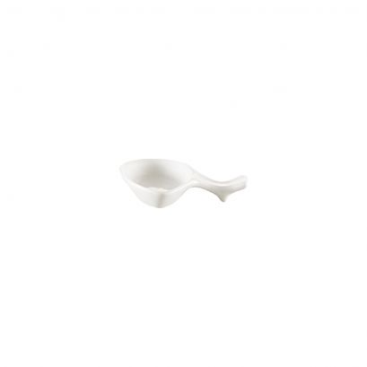 C.A.C. Spoon & Chopstick Stand – 3 1/2" porcelain utensil rest, perfect for keeping spoons and chopsticks elevated. Sold 144 per case. SKU: RSCAC-CN-88.