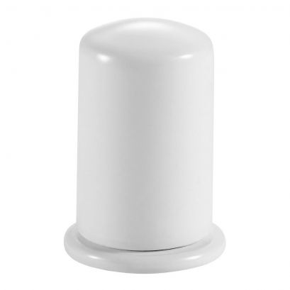 C.A.C. Toothpick Holder – 1 3/4" durable porcelain holder with a classic white design. Sold 72 per case. SKU: RSCAC-CN-TH.
