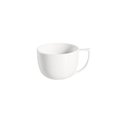 C.A.C. 8oz ceramic cup, 3 1/2" size, ideal for serving coffee, tea, and hot beverages. Microwave and dishwasher safe. Sold 36 per case. SKU: RSCAC-COL-1.