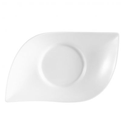C.A.C. Fashion Eye Bowl, 8", porcelain serving bowl with modern eye-shaped design. Ideal for salads, appetizers, and desserts. Sold 36 per case. SKU: RSCAC-COL-8.