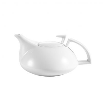 C.A.C. 20oz Fashion Porcelain Teapot with ergonomic handle and precision spout. Perfect for tea service in cafés, restaurants, and hotels. SKU: RSCAC-COL-TP.
