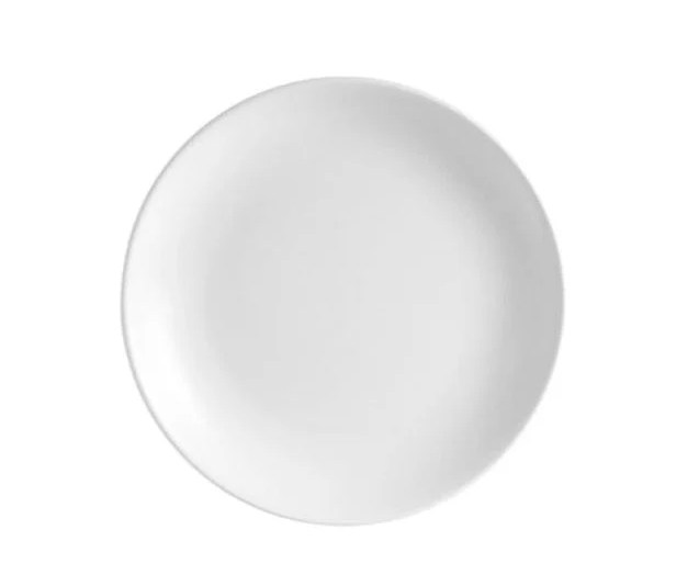 C.A.C. 12" Coupe Plate – Large, durable porcelain plate for serving main courses and entrees. Modern design. SKU: RSCAC-COP-21.
