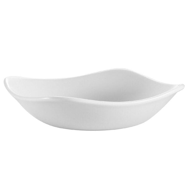 C.A.C. 7" Coupe Square Bowl – 16oz capacity, durable porcelain bowl for soups, salads, and desserts. SKU: RSCAC-COP-B7.
