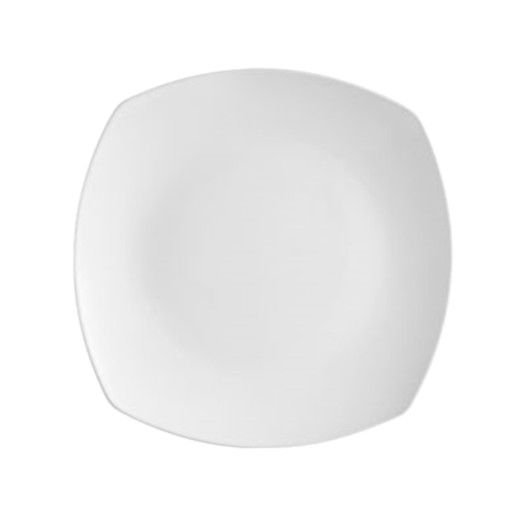 C.A.C. 12 1/4" Square Plate – A durable and modern porcelain plate, perfect for high-end restaurants and catering. Ideal for entrees and presentations. SKU: RSCAC-COP-SQ21.