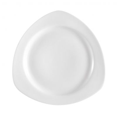 C.A.C. 22oz Triangular Pasta Bowl – A stylish and durable 12-inch porcelain bowl, perfect for pasta and salads. SKU: RSCAC-CPT-120.