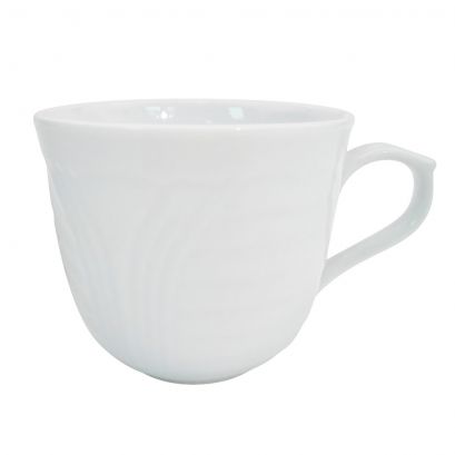 C.A.C. 7.5oz Porcelain Cup – Classic white beverage cup with 3 1/4" diameter. SKU: RSCAC-CRO-1.
