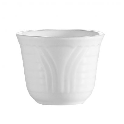 C.A.C. Chinese Tea Cup 4.5oz white porcelain, 3" diameter, 36 per case – SKU RSCAC-CRO-45.
