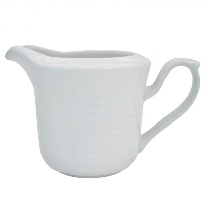 C.A.C. 4oz porcelain creamer – 5 1/4" – case of 36 – SKU RSCAC-CRO-PC.
