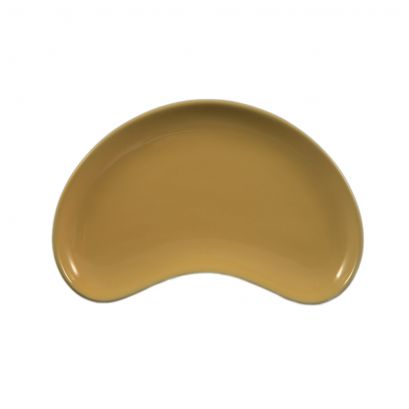 C.A.C. Crescent Shape Salad Plate in Yellow – 8 3/4" – case of 36 – SKU RSCAC-CRS-8-Y.
