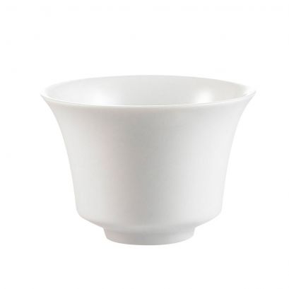 C.A.C. Round Cup – 4oz ceramic cup, 3 1/4" diameter, ideal for espresso or tea. Sold in 48/Case. SKU: RSCAC-CTY-C8.
