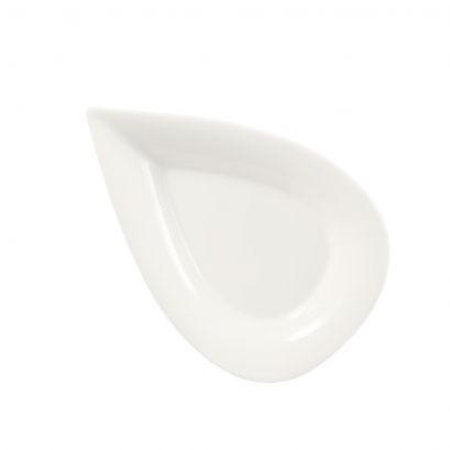 C.A.C. One Tine Round Plate 10" – Modern round porcelain plate with a clean design, chip-resistant and ideal for food service. 24 per case. SKU: RSCAC-DOT-10.